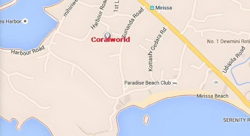 Coralworld Hotel Mirissa Bagian luar foto